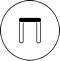 Hocker Gesamtbreite