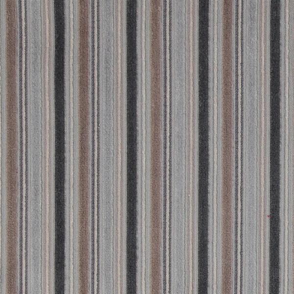 Polsterstoff mit Streifen LUC06 braun-grau