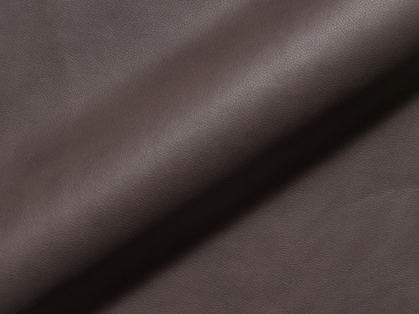 Möbelstoff Microfaser in Lederoptik VALON schokobraun