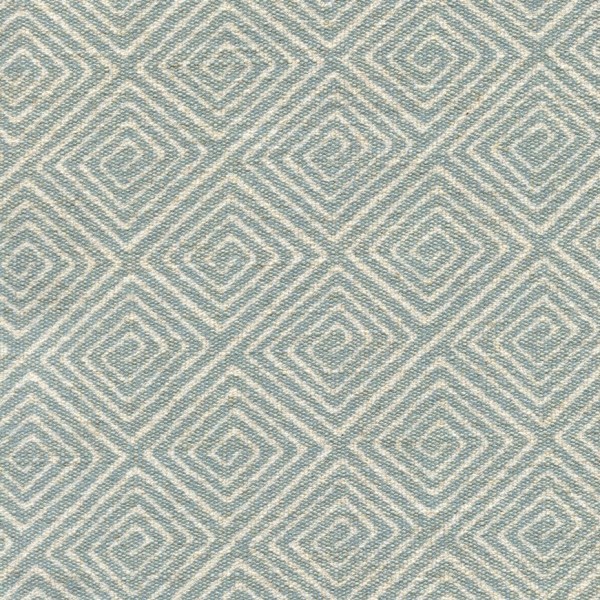 Polsterstoff | Möbelstoff SA700-hellblau mit Rauten-Muster