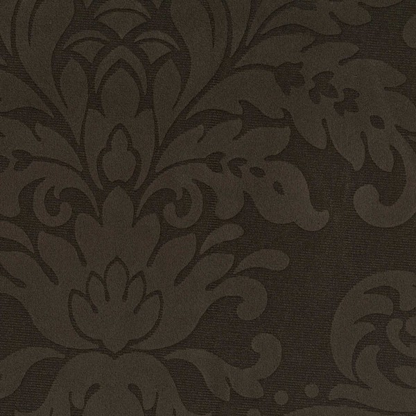 Polsterstoff BD84-dunkelbraun im Barock Stil - Blumen Ornament