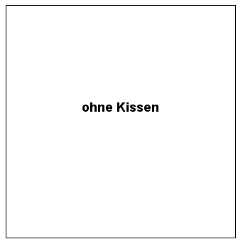ohne Kissen