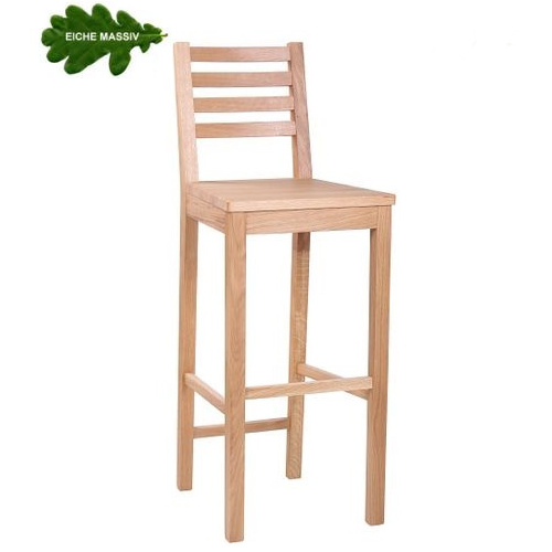 Holz Barhocker für Gastronomie ARMANDO Eiche
