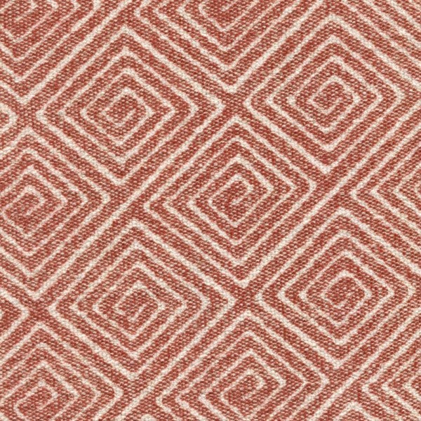 Polsterstoff | Möbelstoff SA703-braunrot mit Rauten-Muster