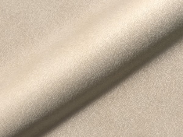 Möbelstoff Microfaser in Lederoptik  » perlweiß