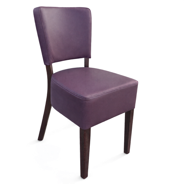 Polsterstuhl | Restaurantstuhl | Vollpolsterstuhl HERA Farbe berry B-Ware