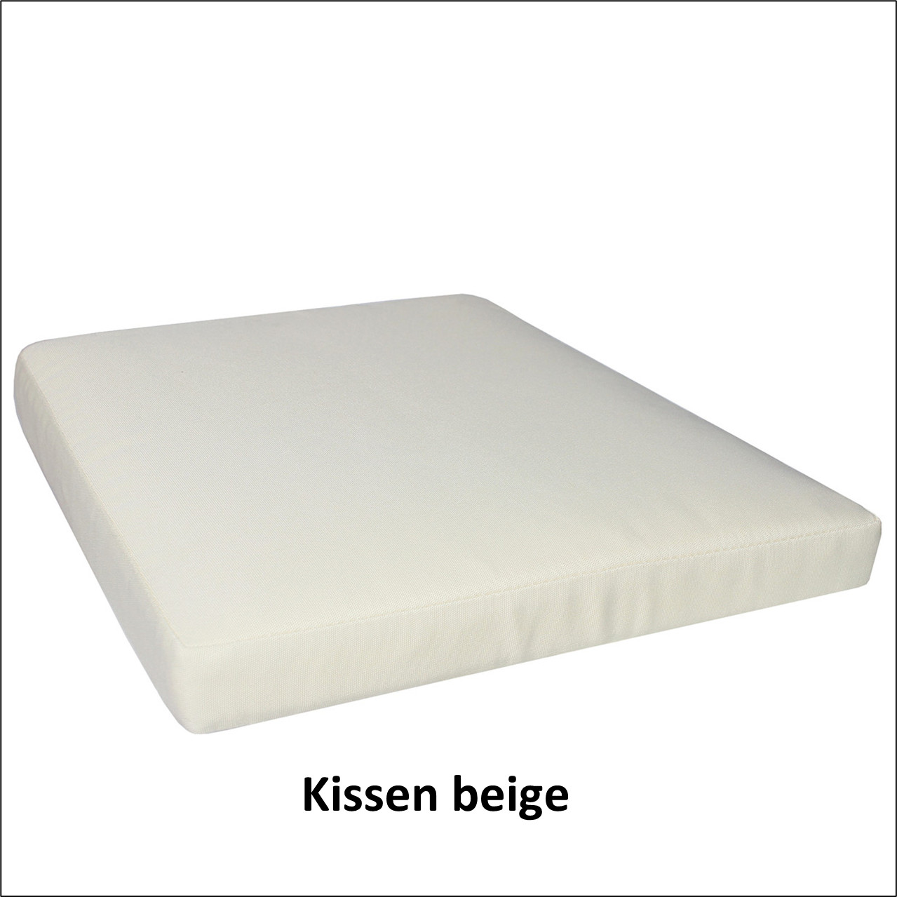 Sitzkissen (lose) in beige, 5 cm stark