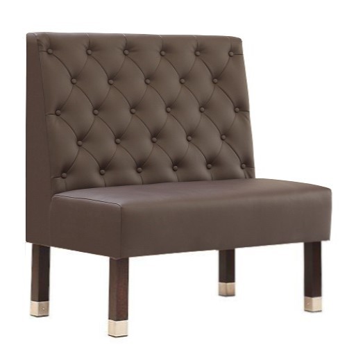 Gastrobank / Dinerbank MADERA 120 CHESTER im Chesterfield-Look
