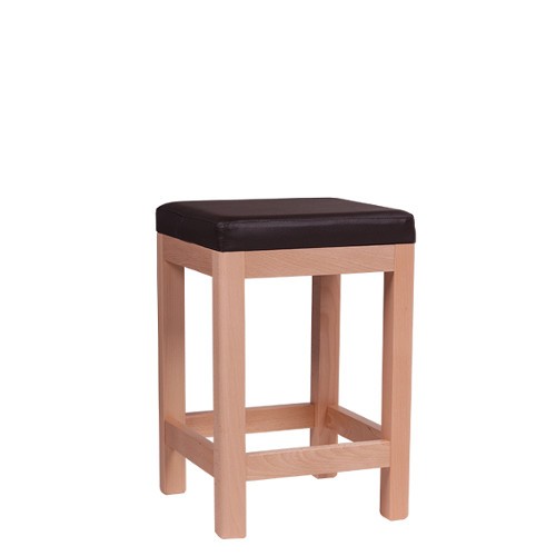 rustikaler Holzhocker Hocker LIVO 46 P in Gastronomie Qualität