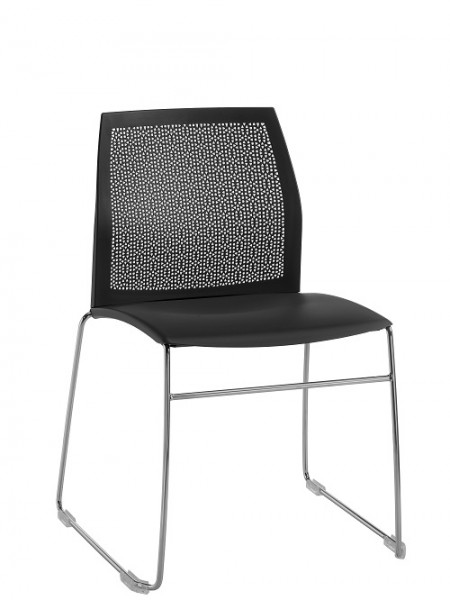 Moderner Kufenstuhl ORLINO - stapelbar