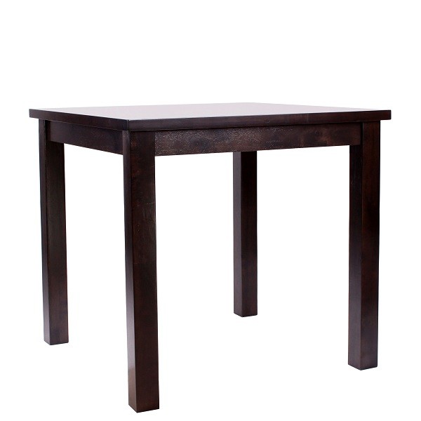 Holztisch | Restauranttisch NORA 80 x 80 cm in nussbaum dunkel