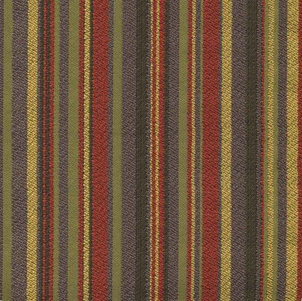 Stoff mit Blockstreifen LUT435 SafeTex mustard-weinrot-grün