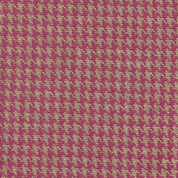 Möbelstoff PEP53 bordeaux-violett mit klassischem Pepita-Muster