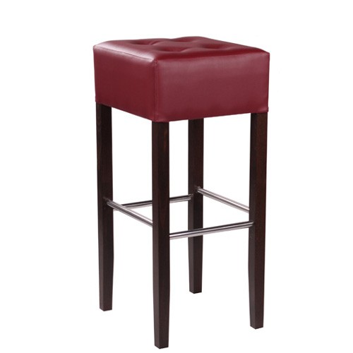 Barhocker MANO in Kunstleder weinrot KB 34