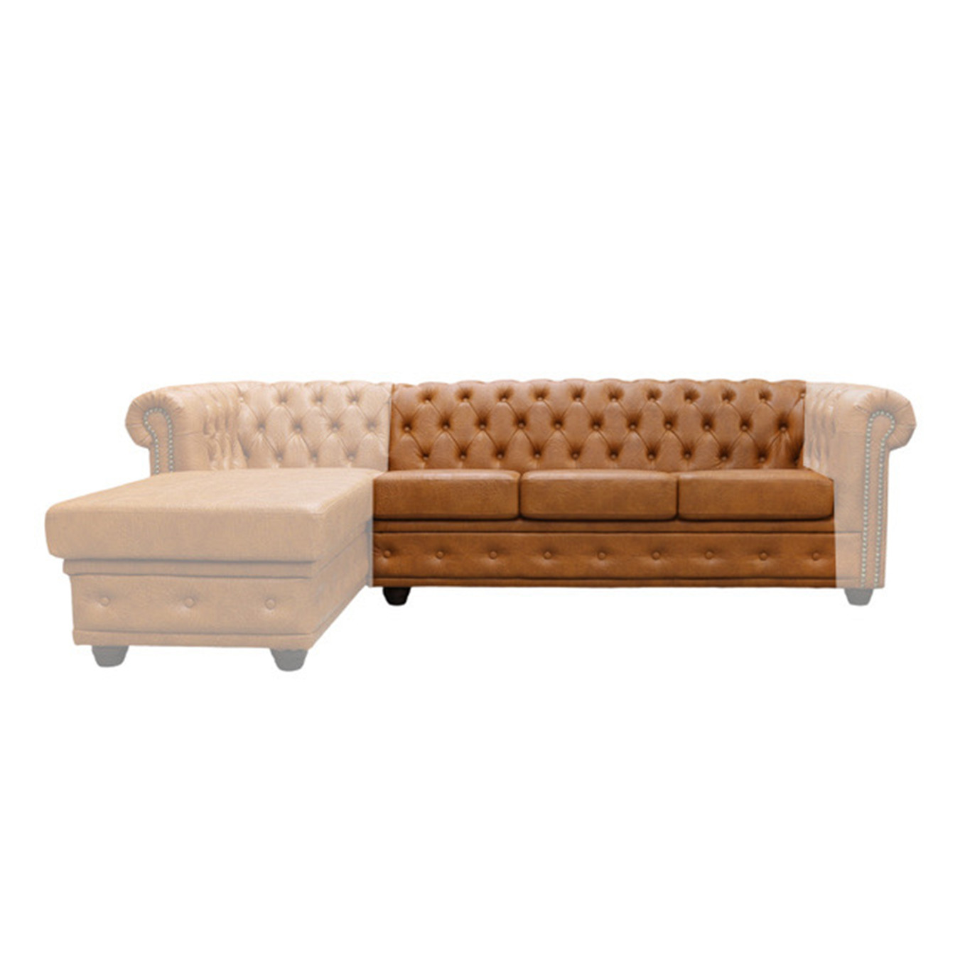 Zwischenelement 3-Sitzer (150 x 90 cm) 
