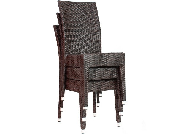 Terrassenstuhl, Bistrostuhl, Outdoorstuhl NELSON mit Geflecht 