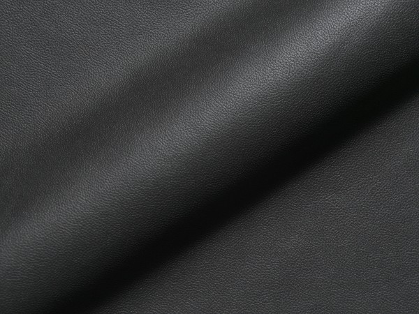 Möbelstoff Microfaser in Lederoptik VALON schwarz
