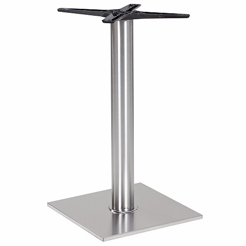 Outdoor Tischgestell RIANO aus Gusseisen mit Edelstahlabdeckung 