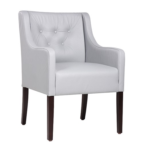 Sessel für Hotels | Polstersessel DENIS Echtleder aqua Z9019