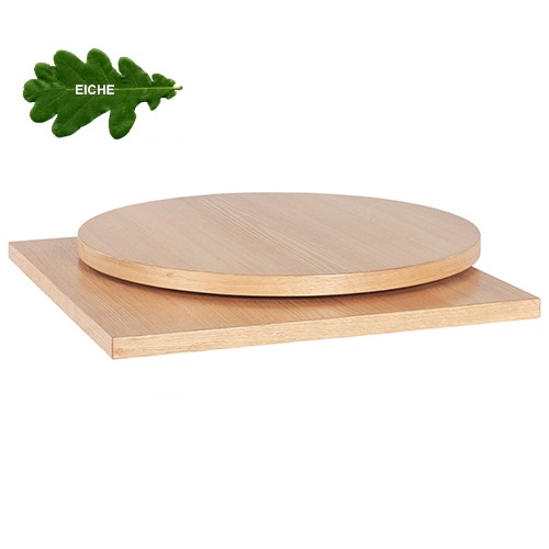 MDF Tischplatte Echtholzfurnier Eiche - 30 mm stark