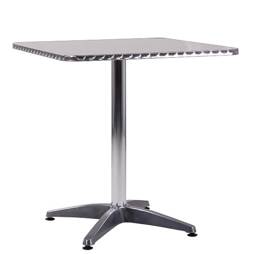 Terrassentisch Bistrostisch RONNY Inox-Tischplatte 60x60 cm