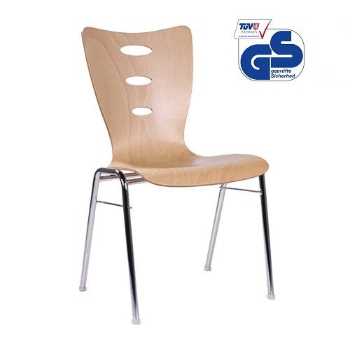 komfortable Stapelstühle GS Geprüft