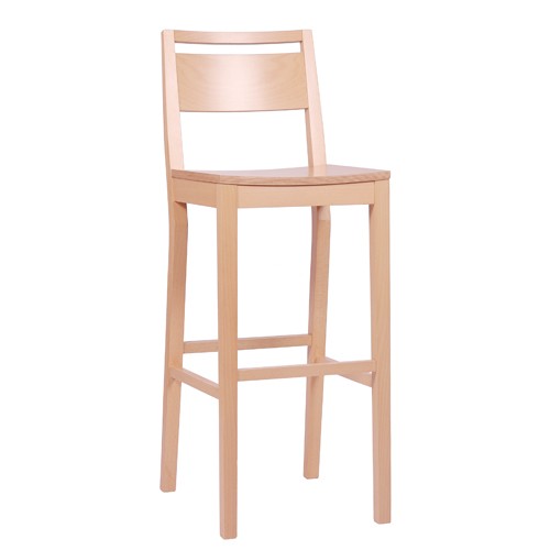 Barhocker LUCAS aus Buche-Holz
