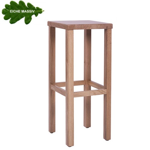 Holz-Barhocker LIVO Eichenholz Gastronomie