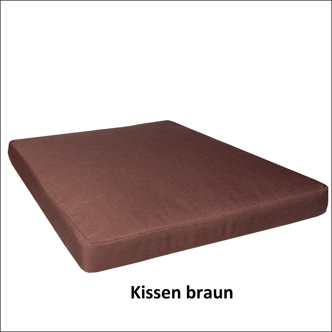 Sitzkissen (lose) in braun, 5 cm stark