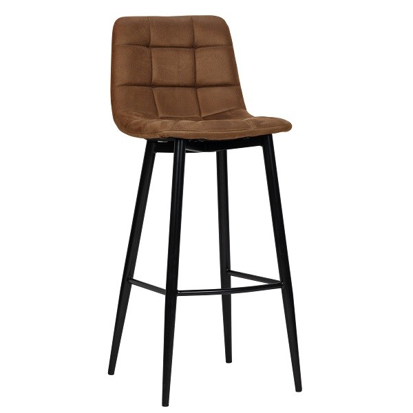 Barhocker im Retro-Stil LOREN cognac