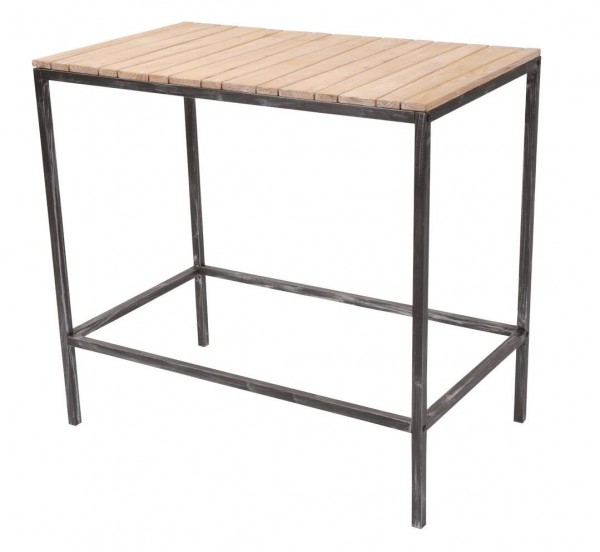MANDAS Teak-Stehtisch 120×70 cm