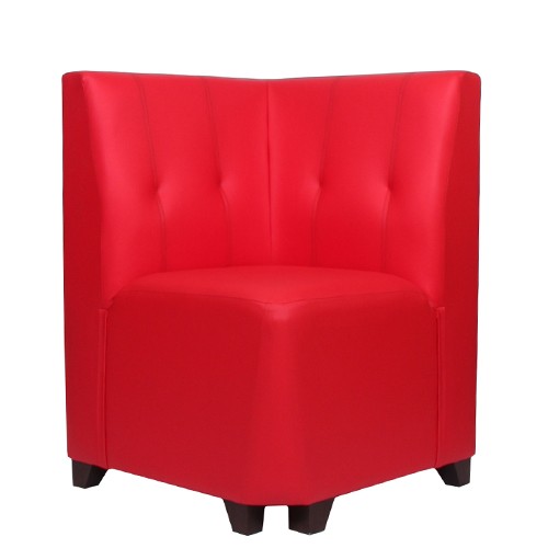 Gastrobank LUCCA IE M Kunstleder rot
