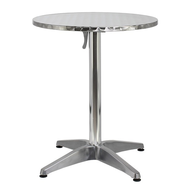 Aluminium Bistrotisch MIRANO klappbar
