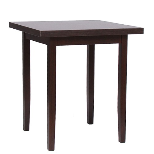 Holztisch BELLUNO 66 in nussbaum dunkel