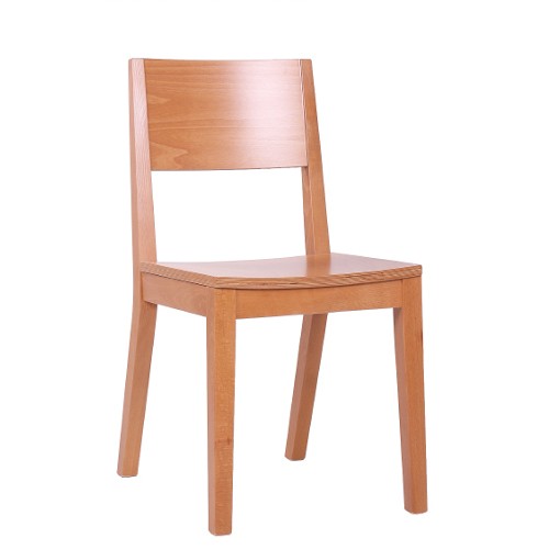 moderner Bistrostuhl mit Holzsitz TIPO