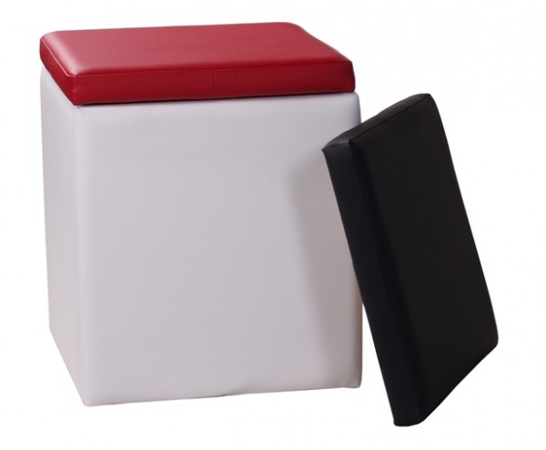 Sitzhocker | Sitzwürfel QUATRO FLEX mit abnehmbarem Sitzpolster