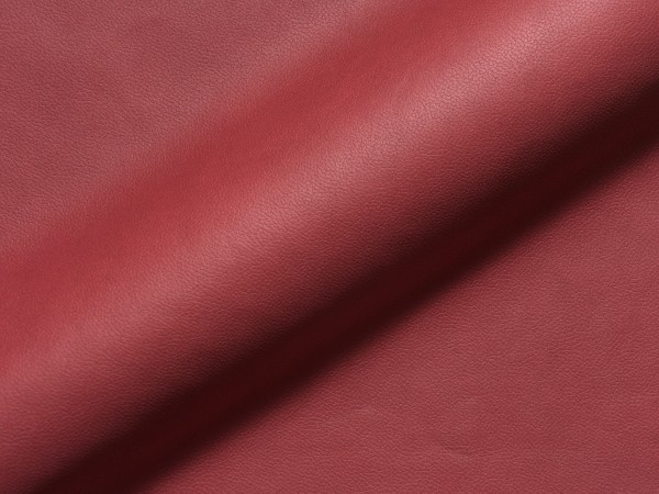 Möbelstoff Microfaser in Lederoptik VALON weinrot