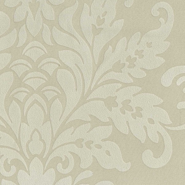 Polsterstoff | Mikrofaser-Stoff mit barocken floralen Ornamenten - BD04-beige