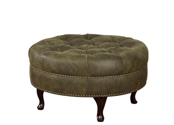 Hocker zu Chaiseloungue LYON im Chesterfield-Look