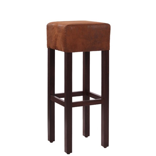 Polster Barhocker FABIO Wildledrlook